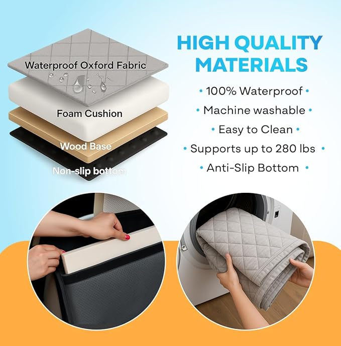 APetsPlanet Dog Car Seat Cover for Back Seat Hard Bottom - Waterproof Backseat Extender for Dogs - Pet Hammock for Car, Truck, SUV - Protector Bed with Mesh Window &amp; Storage - Gray, with Door Covers