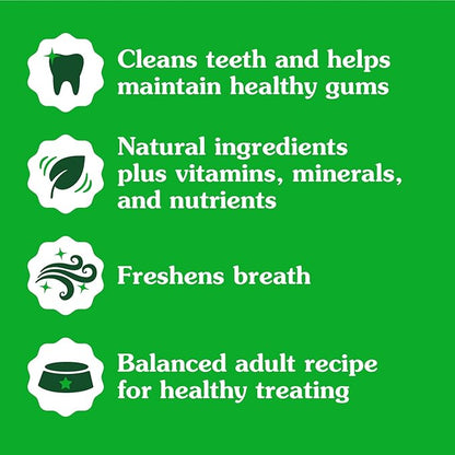 Greenies Petite Dental Dog Treats, 3-Flavor Variety Pack, (3) 12 oz. Pouches, 60 Total Treats