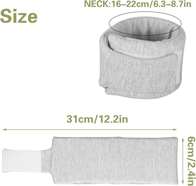 Cat Neck Brace, Breathable &amp; Adjustable Cone Collar After Surgery Recovery Anti-Scratch Anti-Lick Protection, Suitable for Neck Circumference 6.3-8.6 Inch Small Dogs Puppies Kittens (Grey, XS)