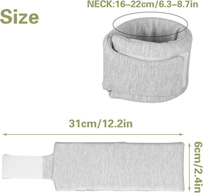 Cat Neck Brace, Breathable &amp; Adjustable Cone Collar After Surgery Recovery Anti-Scratch Anti-Lick Protection, Suitable for Neck Circumference 6.3-8.6 Inch Small Dogs Puppies Kittens (Grey, XS)