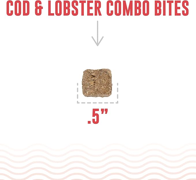 Icelandic+ Cod &amp; Lobster Combo Bites Dog Treat 3.0-oz Bag
