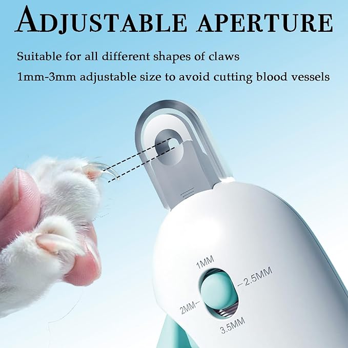 Pet Gromming Kit Nail Clipper&amp;Hair Brush for Dog&amp;Cat Brush Self Cleaning Slicker Brush with Release Button, Dog Shedding Brush for Cat Grooming Comb Rabbit Nail Clipper with Nail File Dog Claw Trimmer