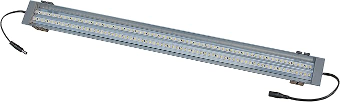 HappyBird Lightning (A Divison of M&amp;M Cage) 24" LED linkable Light bar Without Power Source for Multiple Bird Breeder Cages, Full Spectrum LED. Will NOT Run ON ITS OWN (Single)