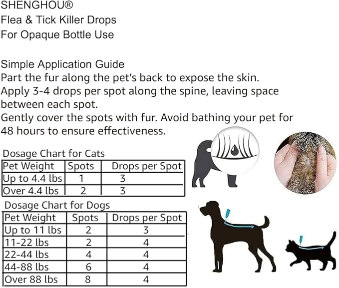 Natural Puppy Flea &amp; Tick Treatment (4-44 lbs) | 9-Month Protection + Free Tools | Vet-Reviewed Formula