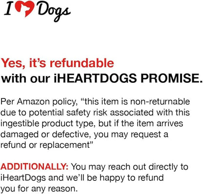 iHeartDogs Salmon Oil for Dogs and Cats - Nourishing Skin &amp; Coat Omega 3 Fish Oil for Dogs Supports Allergy &amp; Itch Relief, Heart Health and Joint Health - 32 oz