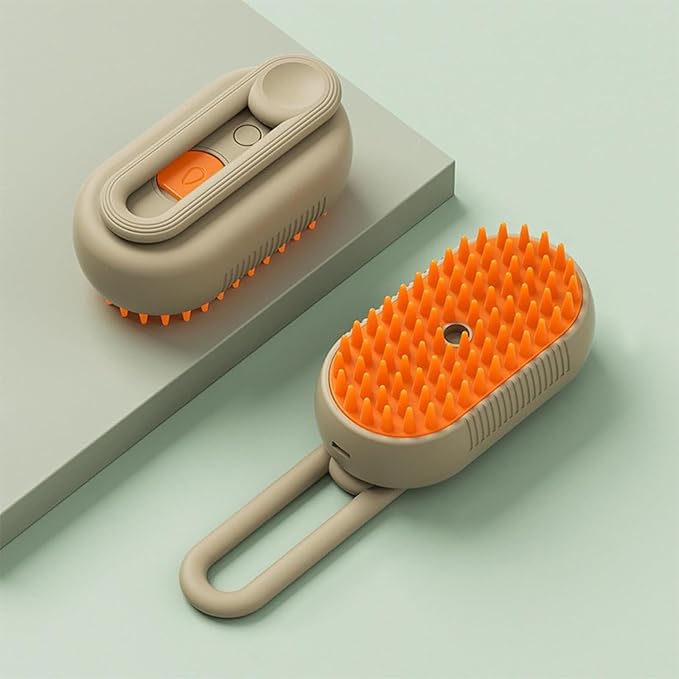 Pet Steam Groomer Brush, 2025 New 3 in 1 Steam Cat Steam Brush for Shedding &amp; Grooming, Multifunctional Hair Removal Comb for Cats Dogs
