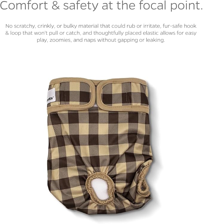Pet Parents® Washable Dog Diapers (3pack) + Extendrs® of Durable Doggie Diapers, Premium Dog Diapers Female &amp; Male (Medium, Oxford)
