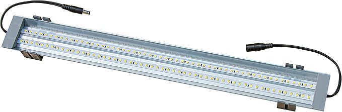 HappyBird Lightning (A Divison of M&amp;M Cage) 18" LED linkable Light bar Without Power Source for Multiple Bird Breeder Cages, Full Spectrum LED. Will NOT Run ON ITS OWN (Single)