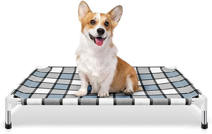 Elevated Outdoor Raised Dog Bed Outdoor Dogs Bed Lifted Pet Bed Dog Cot for Pet Taste Life, Start with A Pet Bed 26&