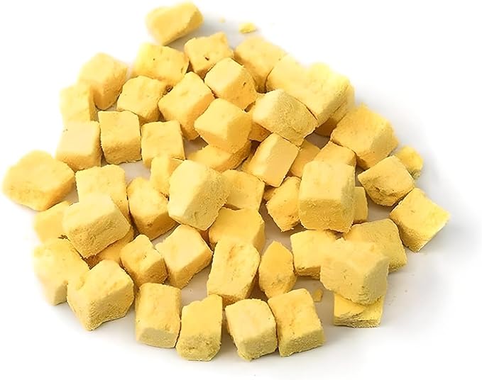 Organic Freeze Dried Dog &amp; Cat Treats - Single Ingredient, Grain Free Food Toppers for Healthy Pets, No Fillers or Preservatives (1 Bag, Egg)