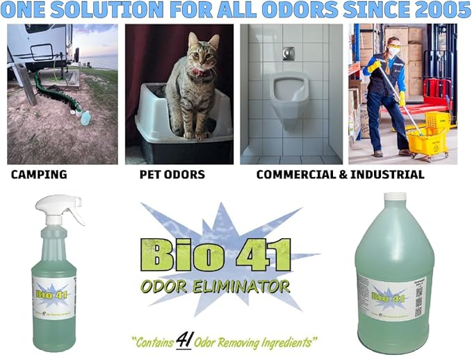 Odor Eliminator, Molecular Technology Since 2005 - Commercial, Industrial, Strong Pet &amp; Urine Odor Remover, Trash Can Deodorizer - 32 Ounce