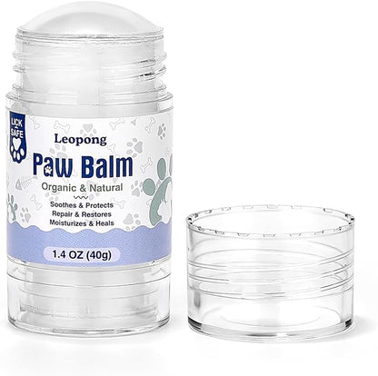 Dog Paw Balm, Moisturizer &amp; Protection for Cracked Dry &amp; Damaged Paws, Nose &amp; Elbows Natural Lick Safe Dog Nose Balm