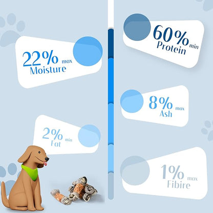 ASMPET Dog Treats Chews, Chicken Wrapped Cod Skin Knotted Bones Rawhide-Free &amp; Grain-Free for Small Medium Large Breeds