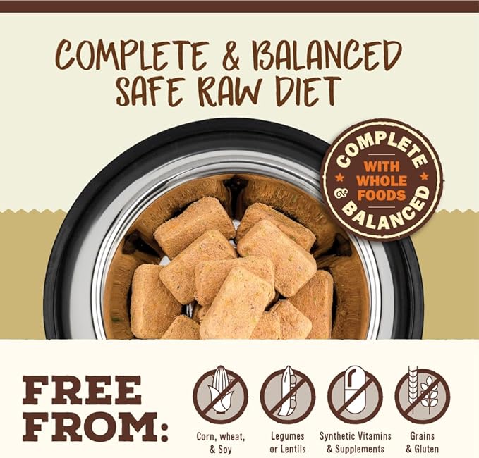Primal Freeze Dried Raw Cat Food Nuggets Venison, Complete &amp; Balanced Meal or Topper, Premium, Healthy, Grain Free, High Protein Raw Cat Food with Probiotics (14 oz)