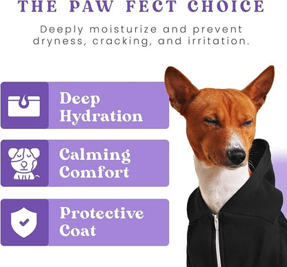 Pet Lavender Balm for Dogs &amp; Cats Made in USA – Soothes Dry, Cracked Paws &amp; Noses – Natural Paw &amp; Nose Moisturizer with Healing Ingredients – Organic Dog Paw Pad Protector for Extreme Weather