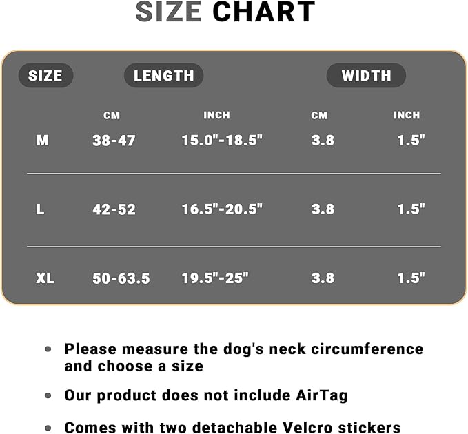 Tactical AirTag Dog Collar Leash Set - Heavy Duty, Adjustable GPS Collar Compatible with Apple AirTag, with Holder &amp; Control Handle for Medium/Large Dogs [ Black, M ]