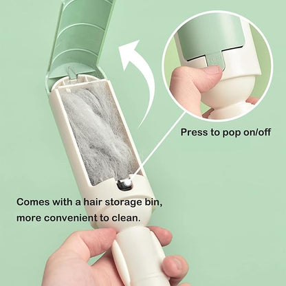 Pet Hair Remover Reusable pet Hair Remover Dog and cat Hair Remover for Sofas, Furniture, Carpets, car Seats with self-Cleaning Base Upgraded Animal Hair Remover Tool (Red Black)
