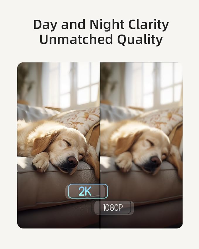 blurams Indoor Security Camera, 5GHz/2.4GHz Dual-Band, 2K PZT Pet Camera with Phone App, 360° Cameras for Home Security, 2-Way Audio, Motion Tracking, Night Vision, Siren, Cloud&amp;SD