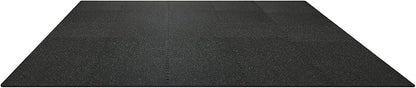 VEVOR 0.56 inch Thick 25 PCS 100 sq.ft Gym Floor Mats, 25" x 25" EVA Foam &amp; Rubber Gym Flooring Workout Floor Mats, Waterproof Exercise Puzzle Flooring for Gym, Home, Garage, Baseme