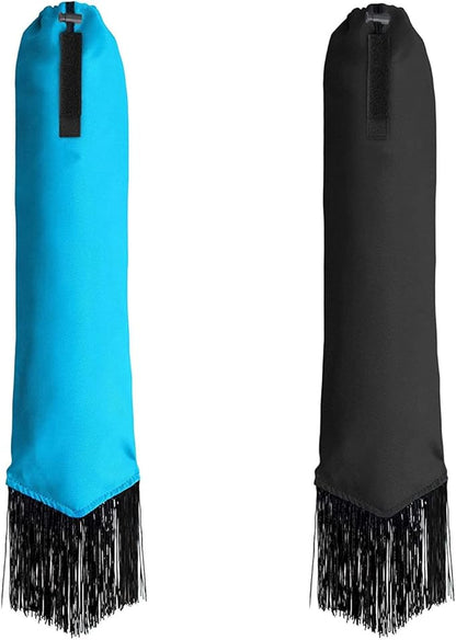 Horse Tail Bag - Pack of 2, Waterproof and Durable, Adjustable Large Opening for Easy Fit, Fringe Design Simulates A Fly Swatter, Protects Horse&