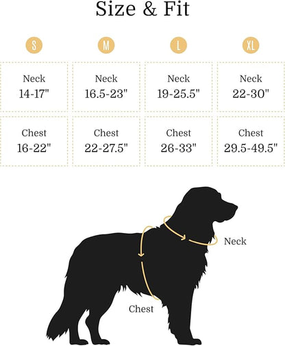 2025 New Edition, Fei &amp; Eve MagEase Dog Harness - 3-Second Magnetic Buckles | 3-Point No-Pull Control | Heavy-Duty 900D Nylon | Dual Safety Handles | Breathable Mesh | Adjustable Fit,X-Large,Champagne