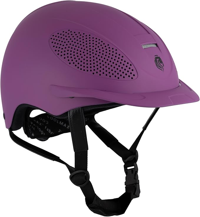 Equinavia Skylar Horse Riding Helmet – Lightweight Equestrian Helmet with Airflow Vents, Adjustable Dial &amp; Removable Liner, ASTM F1163-23/SEI Certified