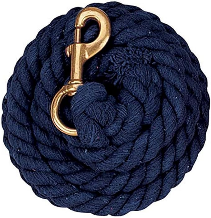 Weaver Equine Performance Lead Rope, Long Horse Lead Rope with Quick Halter Attachment, Soft Comfort Grip, Barn Horse Tack for Daily Use &amp; Showing