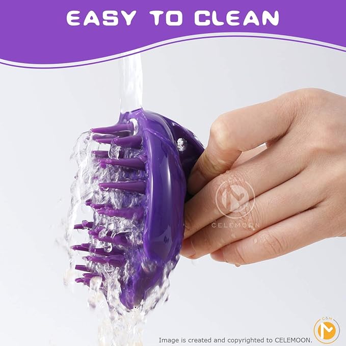 Cat Brush with Soft Rubber Pins, Washable Silicone Pet Brushes for Indoor Cats - Grooming Shedding Massage &amp; Bath, Scratch-Free Removes Hair Mats, Tangles, and Loose Fur for Short to Long Haired