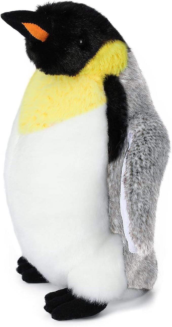 Penguin Plush Toy, 10" Stuffed Animal Small Plushie Doll, Soft Fluffy Like Real Penguin Hugging Toy - Present for Every Age &amp; Occasion
