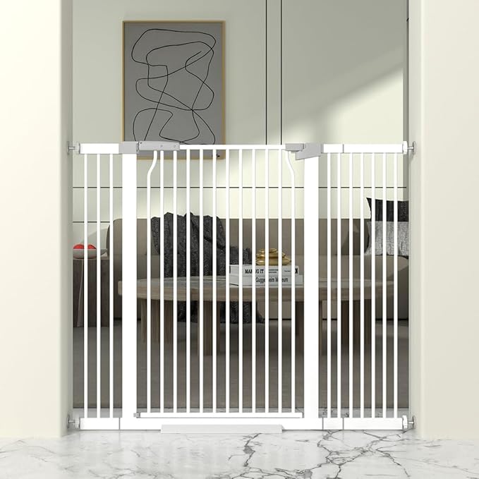 41" Extra Tall Cat Gate for Doorway, 40.6-49.1&