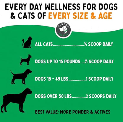 TummyWorks Probiotic Powder for Dogs &amp; Cats. Probiotics For Digestive Health, Immune Support, Diarrhea, Gas, Itching &amp; Seasonal Allergies. With Digestive Enzymes &amp; Prebiotics. Made in USA - 160 Scoops