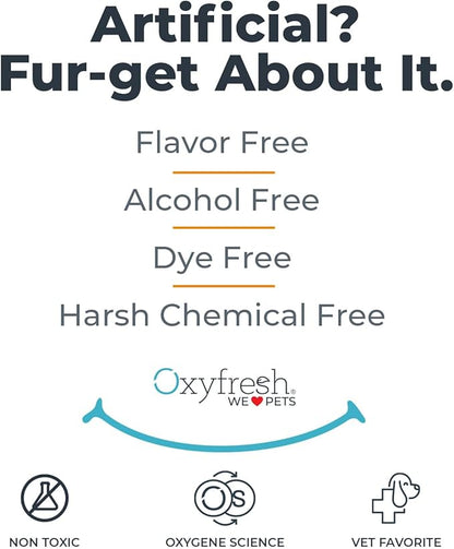 Oxyfresh Premium Pet Dental Kit for Dogs &amp; Cats – Easy Solution for Dog and Cat Fresh Breath, Clean Teeth, Control Plaque &amp; Tartar – Vet Formulated Pet Toothpaste 4oz + Water Additive 16oz Kit