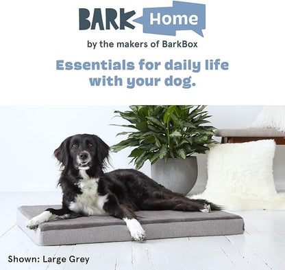 Barkbox Orthopedic Dog Bed | Comfortable Memory Foam Mattress for Joint Relief | Head and Neck Support Waterproof with Non Skid Bottom | Calming Durable Bed with Washable Cover | Small, Navy