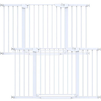 Cumbor 2 Pack 29.7-54.2" Baby Gate for Stairs, Mom&