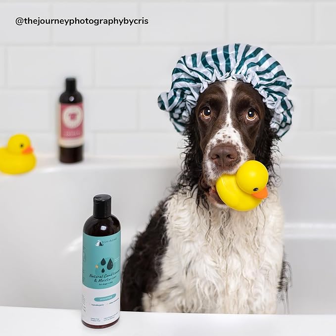 kin+kind Cat &amp; Dog Conditioner with Shea Butter All-Natural Formula with Betaine &amp; Aloe Moisturize &amp; Restore Coat for Dogs and Cats Shed Defender &amp; Coat Defense Pet Defender S 12 fl oz Made in USA