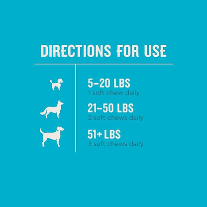 VetIQ Advanced Hip &amp; Joint Chews For Dogs, 60 Count, Chicken Flavored Supplements Made with Glucosamine, Omega 3’s, Chondroitin, MSM &amp; Green Lipped Mussel, Increases Mobility &amp; Maintains Muscles