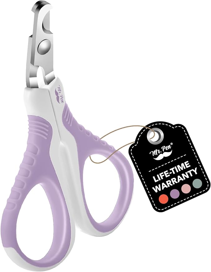 Mr. Pen Cat Nail Trimmer - Purple, Cat &amp; Kitten Nail Clippers, Pet Claw Trimmer