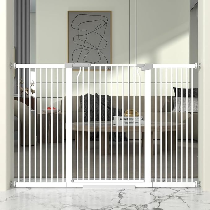 41" Extra Tall Cat Gate for Doorway, 60.3-62.9&