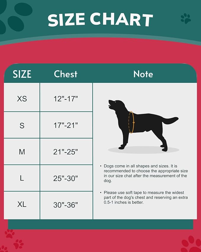 MIDOG No-Pull Dog Harness | Adjustable &amp; Reflective Pet Harness Leash Set for Small Medium Large Dogs Walking, Training| No Choke, Front Clip, Soft Padded Vest with Easy Control Handle - Red, XS