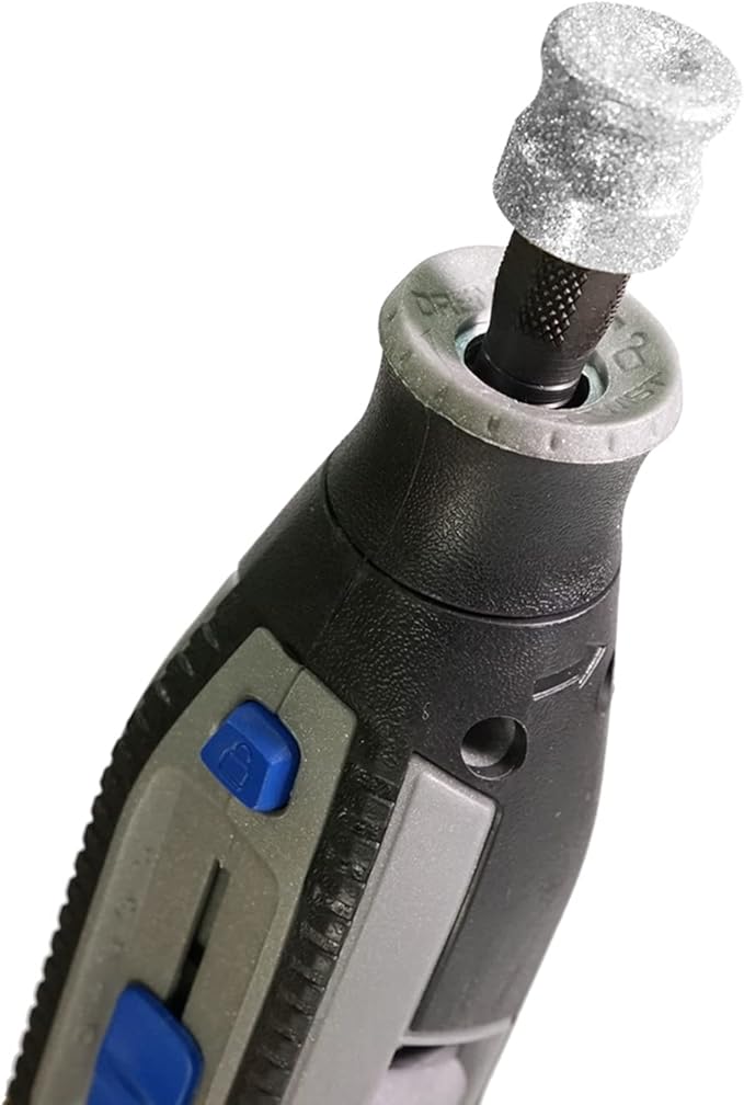 Diamond Dremel Dog Nail Grinder Bit, Dremel Nail Grinder for Pets, Faster Jumbo Dremel Diamond Bit for Dog Nails, 1/8&