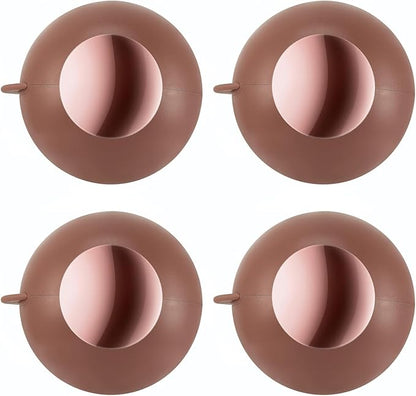 Washable Reusable Gel Lint Roller for Pet Hair, Tecogue Portable Dog Cat Pet Hair Remover for Clothes, Laundries, Sticky Cleaner, Dust Fuzz Fur for Travel Household (Maroon-4pcs)