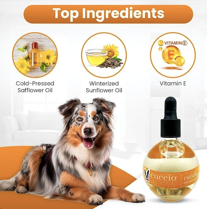 Warren London Dog Cuticle &amp; Nail Revitalizing Oil | Moisturize, Strengthen, and Nourish | Vitamin E - Cruelty-Free, Non-Greasy Formula | Gentle Daily Care for Healthy Dog Nails &amp; Paws