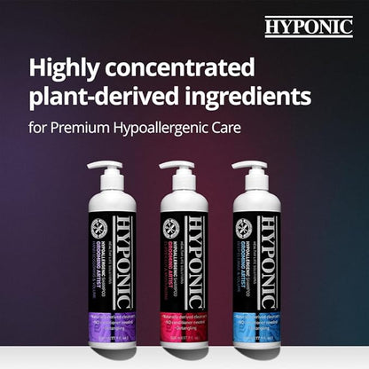 HYPONIC Grooming Artist Shampoo - Hypoallergenic Pet Shampoo for Groomers (Hand Scissoring &amp; Volume (17.9 oz))