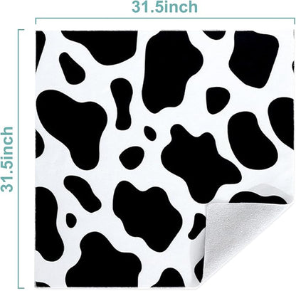 Cat Grooming Wrap, [XXL] Cat Restraint Wrap for Nail Clipping, Ear Cleaning, and Teeth Brushing, Self-Adherent, Anti-Bite, Anti-Scratch, Anti Scratch, Cow White