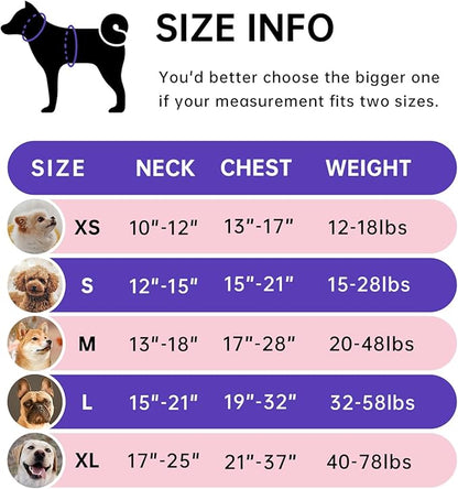 IVY&amp;LANE No Pull Dog Harness for Large Dogs, Reflective Dog Vest Harness with Leash, Safety Belt and Storage Strap, Fully Adjustable Harness with Soft Handle (Pink, L)
