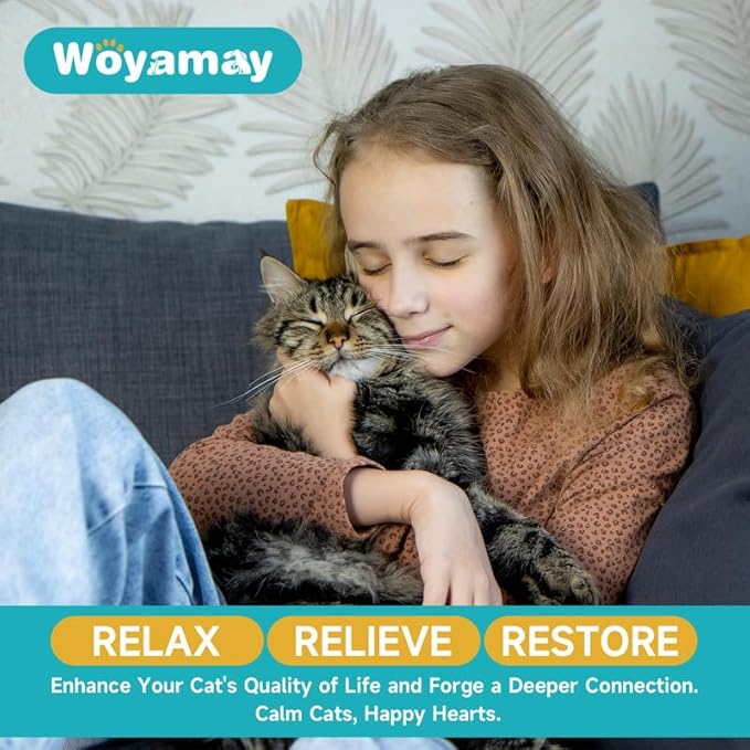 Cat Calming Diffuser Refills - Cat Pheromones Calming Diffuser for Cats Relieve Anxiety &amp; Stress, 2-Month Supply Cat Pheromone Diffuser Refills (Fits All Common Diffuser