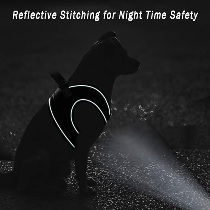 Comfort Fit Dog Harness – Adjustable No-Pull Vest for Small, Medium &amp; Large Dogs – Soft Padded Step-in Design for Easy Control – Ideal for Walking, Running &amp; Training – All-Weather Premium Dog Vest