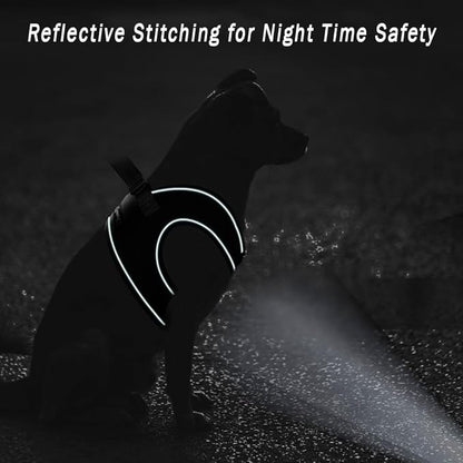 Comfort Fit Dog Harness – Adjustable No-Pull Vest for Small, Medium &amp; Large Dogs – Soft Padded Step-in Design for Easy Control – Ideal for Walking, Running &amp; Training – All-Weather Premium Dog Vest