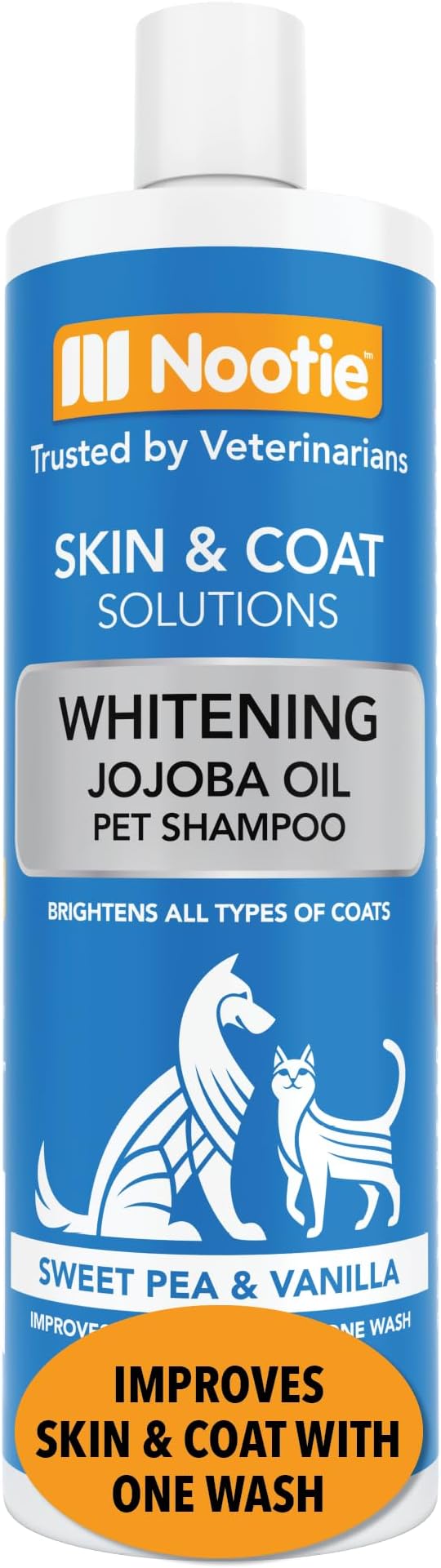 Nootie - Pet Shampoo for Sensitive Skin - Revitalizes Dry Skin &amp; Coat - Natural Ingredients - Gentle Dog Shampoo - Cleans &amp; Conditions