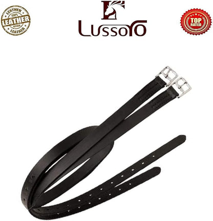 Leather English Riding Horse Black Saddle Starter Kit for Horse Riding Gift Set English Jumping Saddle 7 Pcs Combo Pack